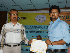 Shirsendu Receiving Solar Installer Certification