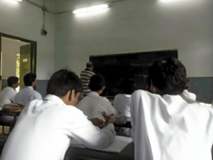 During Chemistry Class Burnpur Boys Class XII