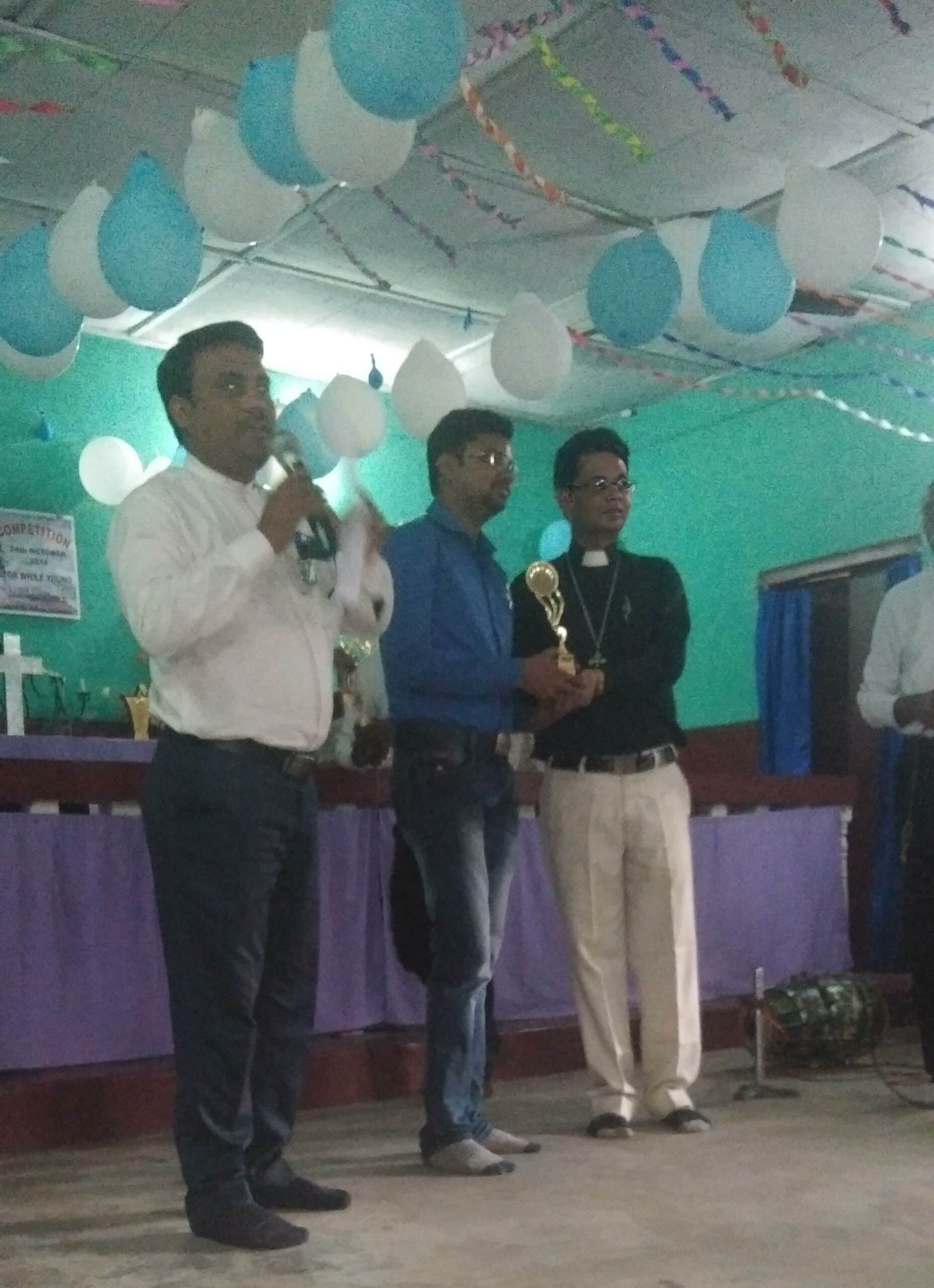 Winner Bible Speech at Kulti Town Church District Competition