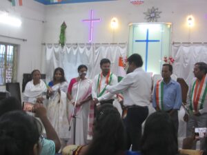 Shirsendu Welcome by Burnpur Methodist Church